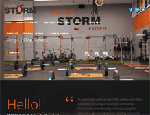 Tablet Screenshot of crossfitstorm.com